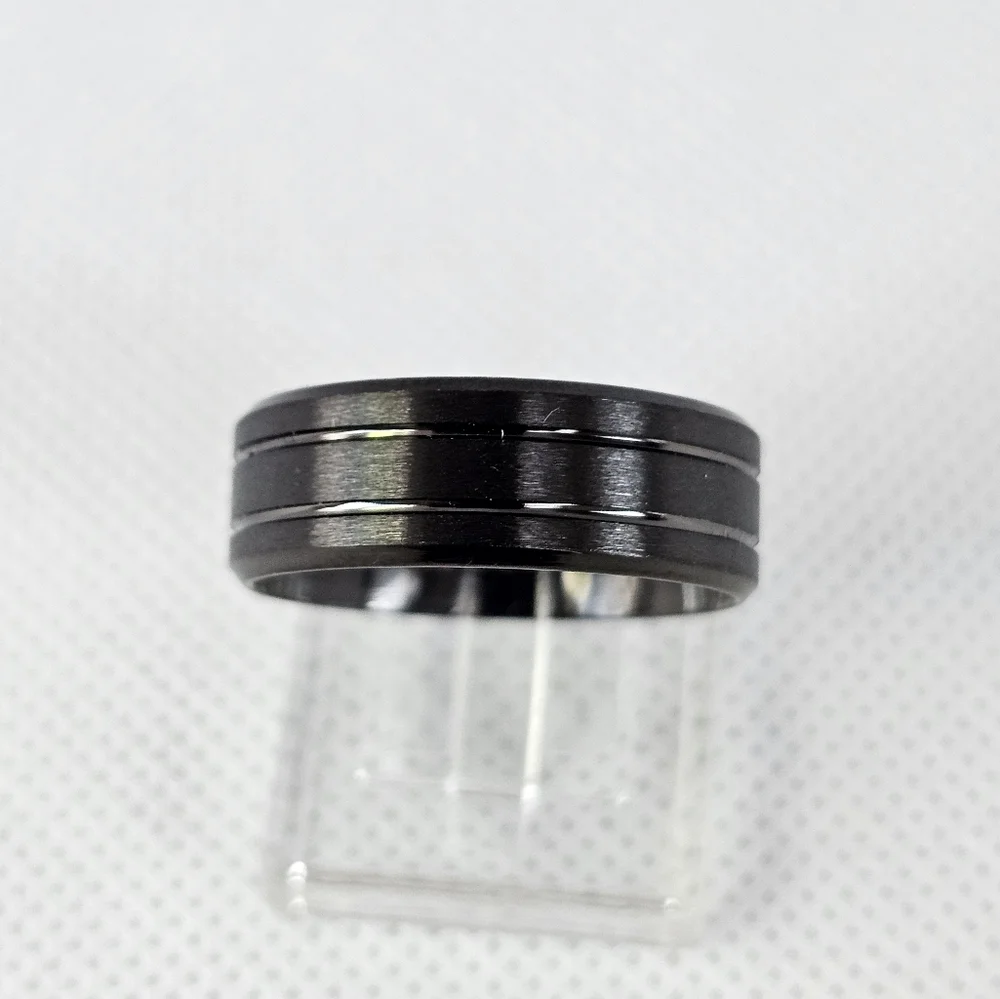 Mens Tungten Carbide 8mm Wedding Band NWT Size 10